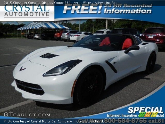 2015 Chevrolet Corvette Stingray Coupe Z51 in Arctic White