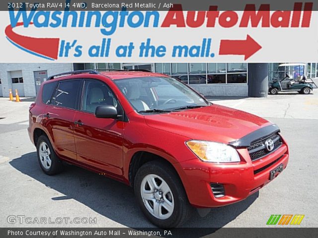 2012 Toyota RAV4 I4 4WD in Barcelona Red Metallic