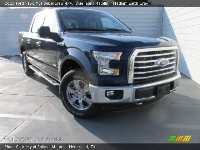 2015 Ford F150 XLT SuperCrew 4x4 in Blue Jeans Metallic