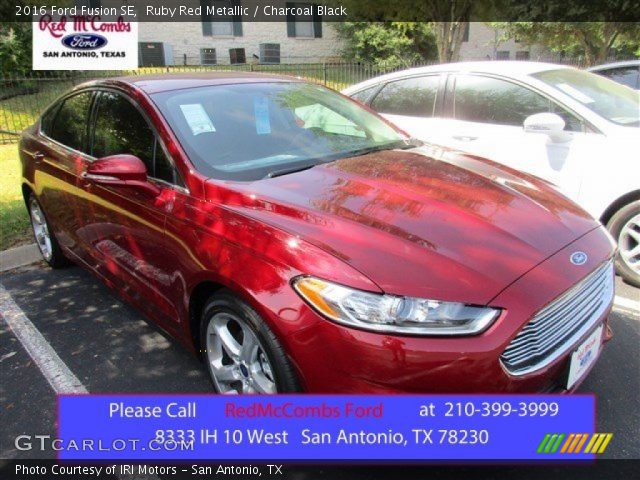 2016 Ford Fusion SE in Ruby Red Metallic