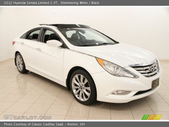 2012 Hyundai Sonata Limited 2.0T in Shimmering White