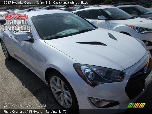 2015 Hyundai Genesis Coupe 3.8 in Casablanca White