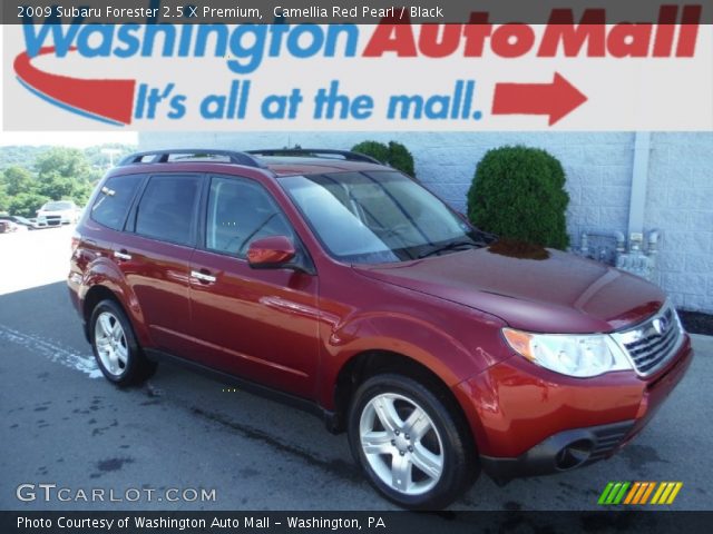 2009 Subaru Forester 2.5 X Premium in Camellia Red Pearl