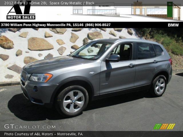 2012 BMW X3 xDrive 28i in Space Gray Metallic