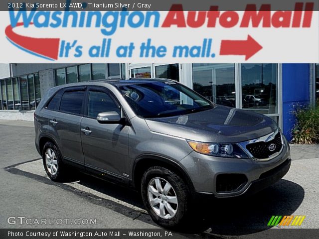 2012 Kia Sorento LX AWD in Titanium Silver