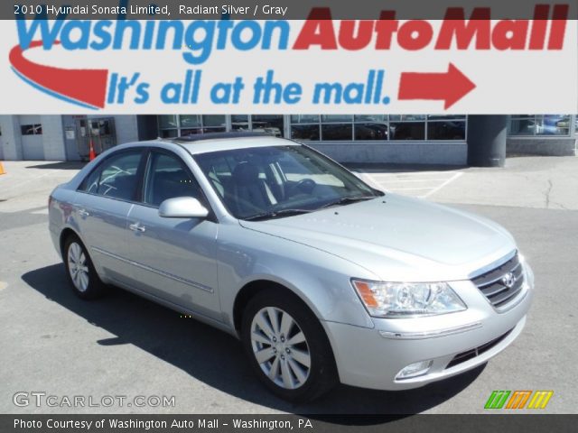 2010 Hyundai Sonata Limited in Radiant Silver