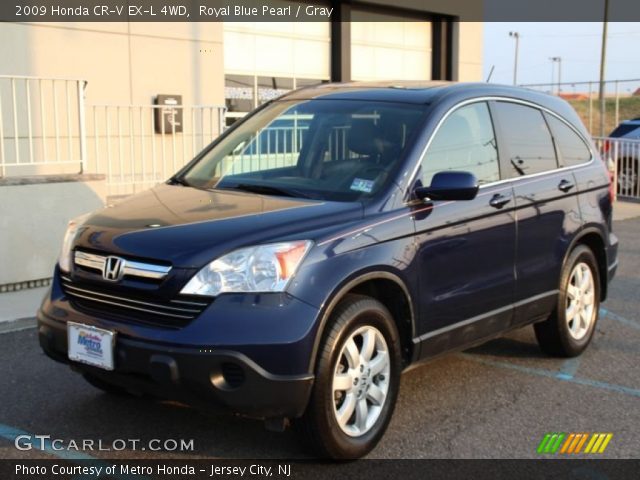 2009 Honda CR-V EX-L 4WD in Royal Blue Pearl