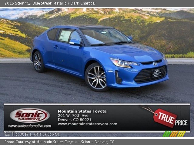 2015 Scion tC  in Blue Streak Metallic