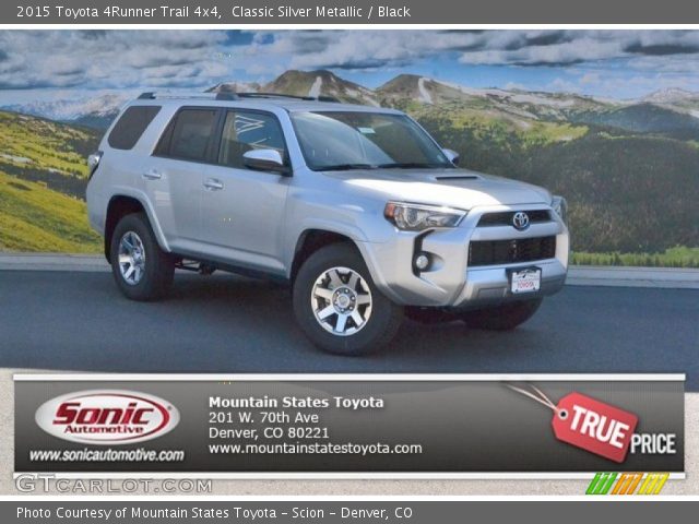 2015 Toyota 4Runner Trail 4x4 in Classic Silver Metallic