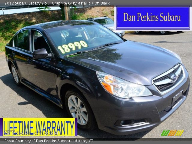 2012 Subaru Legacy 2.5i in Graphite Gray Metallic