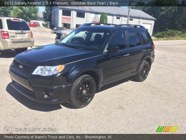 2012 Subaru Forester 2.5 X Premium in Obsidian Black Pearl