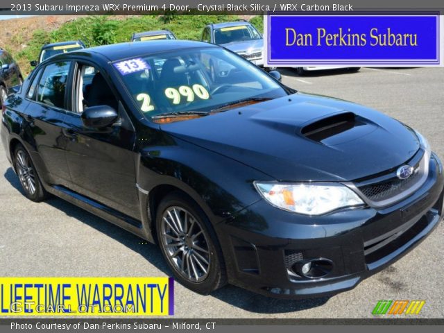 2013 Subaru Impreza WRX Premium 4 Door in Crystal Black Silica