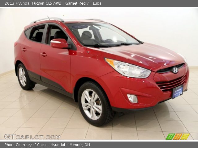 2013 Hyundai Tucson GLS AWD in Garnet Red