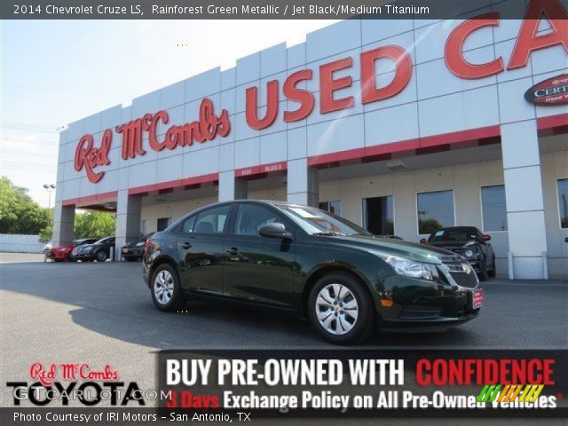 2014 Chevrolet Cruze LS in Rainforest Green Metallic