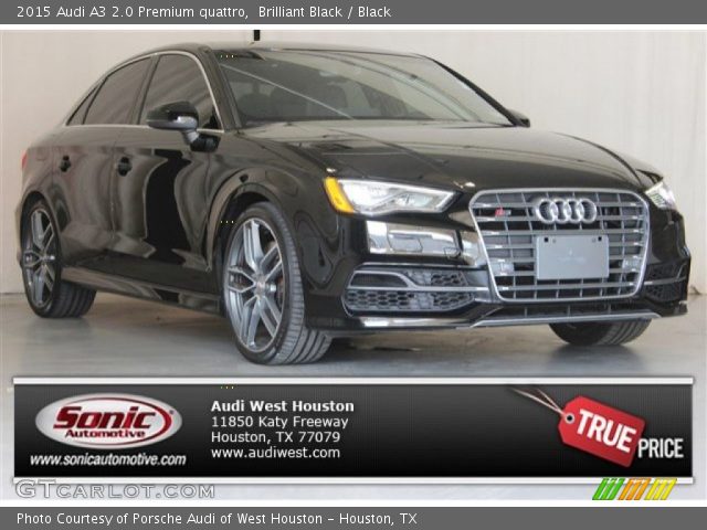 2015 Audi A3 2.0 Premium quattro in Brilliant Black