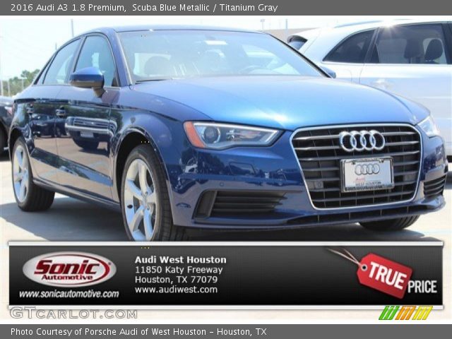 2016 Audi A3 1.8 Premium in Scuba Blue Metallic