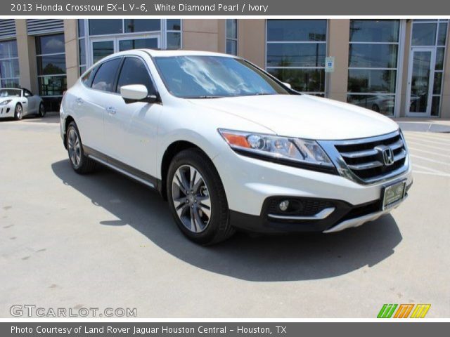 2013 Honda Crosstour EX-L V-6 in White Diamond Pearl