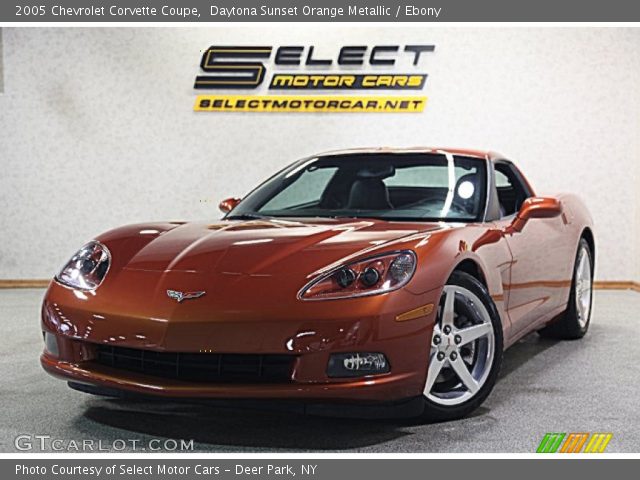 2005 Chevrolet Corvette Coupe in Daytona Sunset Orange Metallic