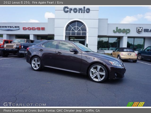 2012 Lexus IS 250 in Fire Agate Pearl