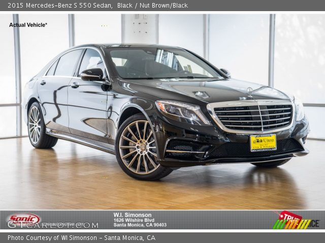 2015 Mercedes-Benz S 550 Sedan in Black