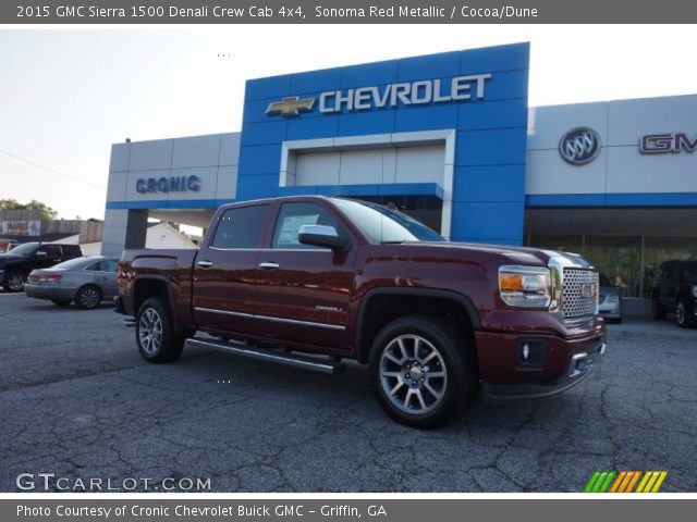 2015 GMC Sierra 1500 Denali Crew Cab 4x4 in Sonoma Red Metallic