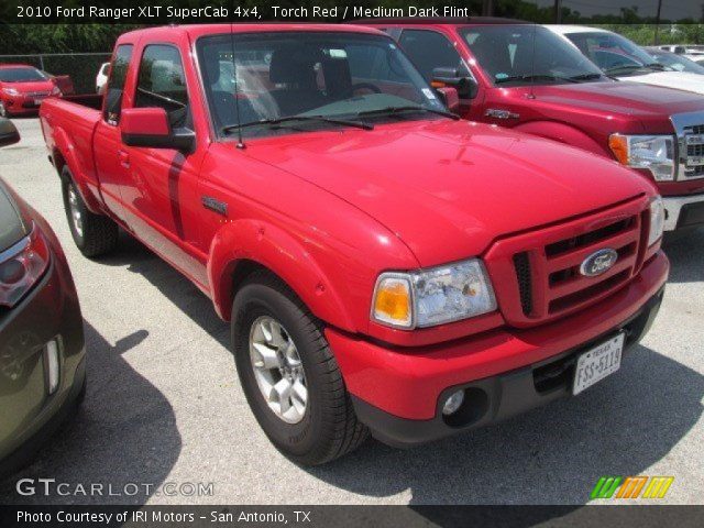 2010 Ford Ranger XLT SuperCab 4x4 in Torch Red