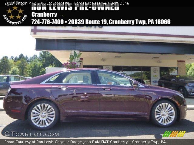 2013 Lincoln MKZ 2.0L EcoBoost FWD in Bordeaux Reserve