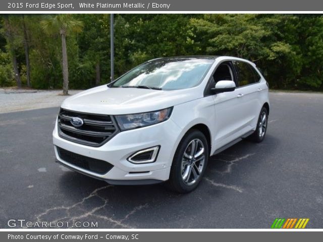2015 Ford Edge Sport in White Platinum Metallic