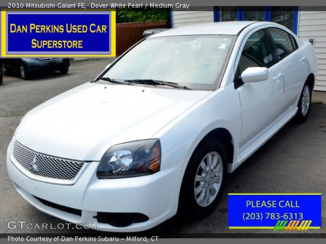 2010 Mitsubishi Galant FE in Dover White Pearl