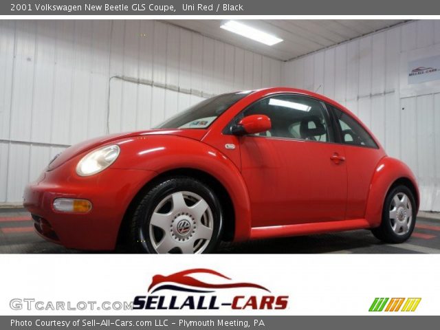 2001 Volkswagen New Beetle GLS Coupe in Uni Red