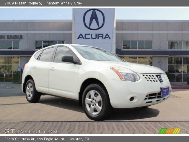 2009 Nissan Rogue S in Phantom White