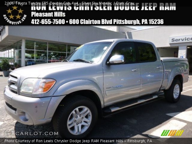 2006 Toyota Tundra SR5 Double Cab 4x4 in Silver Sky Metallic