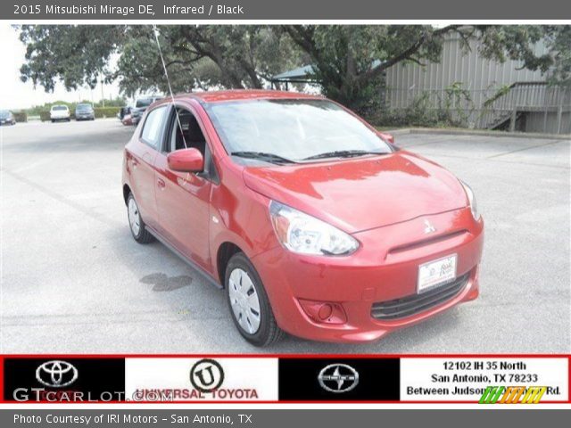2015 Mitsubishi Mirage DE in Infrared