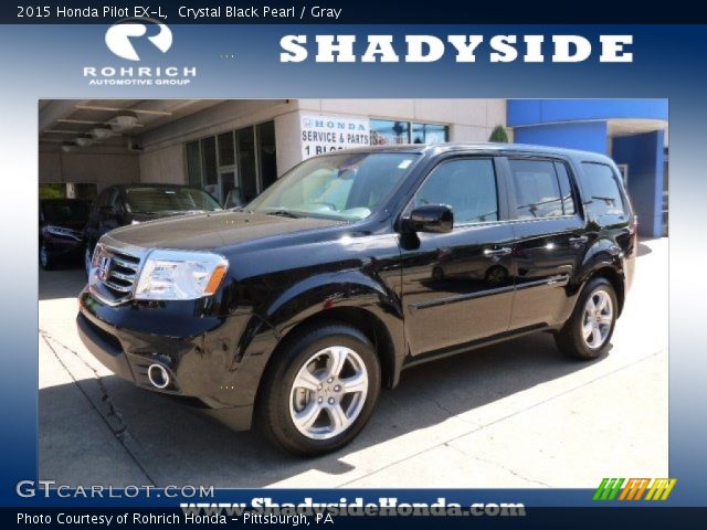 2015 Honda Pilot EX-L in Crystal Black Pearl