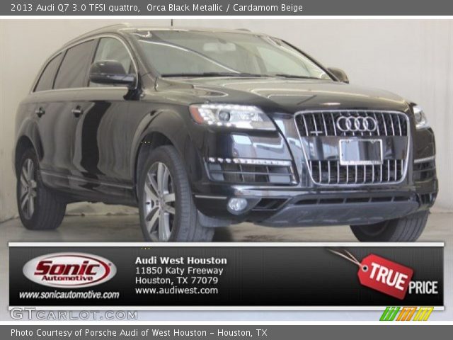 2013 Audi Q7 3.0 TFSI quattro in Orca Black Metallic