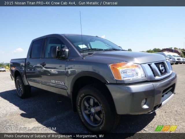 2015 Nissan Titan PRO-4X Crew Cab 4x4 in Gun Metallic