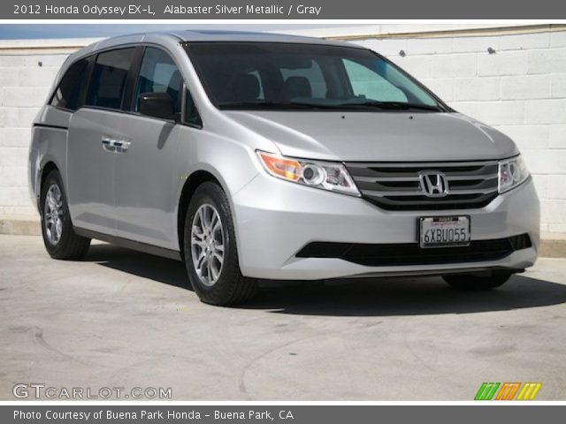 2012 Honda Odyssey EX-L in Alabaster Silver Metallic