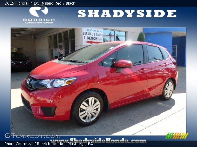 2015 Honda Fit LX in Milano Red
