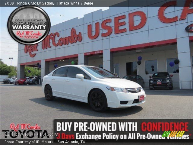 2009 Honda Civic LX Sedan in Taffeta White