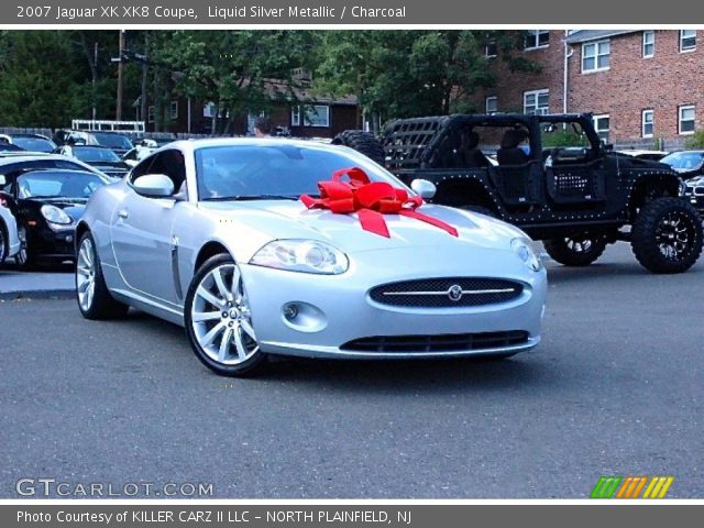 2007 Jaguar XK XK8 Coupe in Liquid Silver Metallic