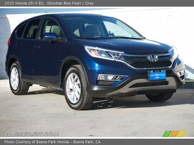 2015 Honda CR-V EX in Obsidian Blue Pearl