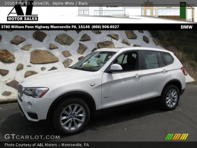 2016 BMW X3 xDrive28i in Alpine White