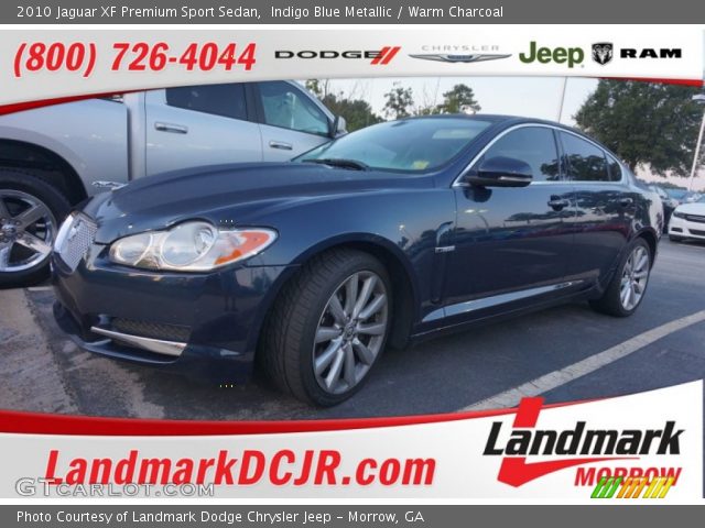 2010 Jaguar XF Premium Sport Sedan in Indigo Blue Metallic
