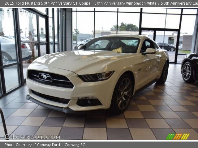 2015 Ford Mustang 50th Anniversary GT Coupe in 50th Anniversary Wimbledon White