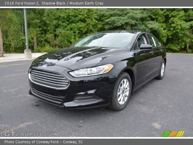 2016 Ford Fusion S in Shadow Black