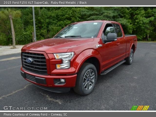 2015 Ford F150 XLT SuperCab in Ruby Red Metallic