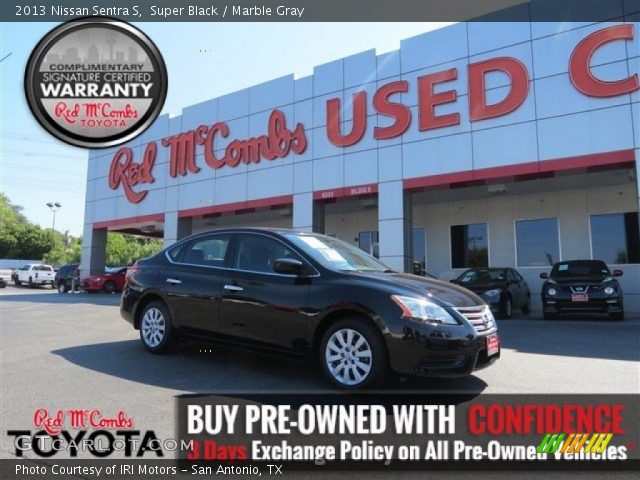 2013 Nissan Sentra S in Super Black