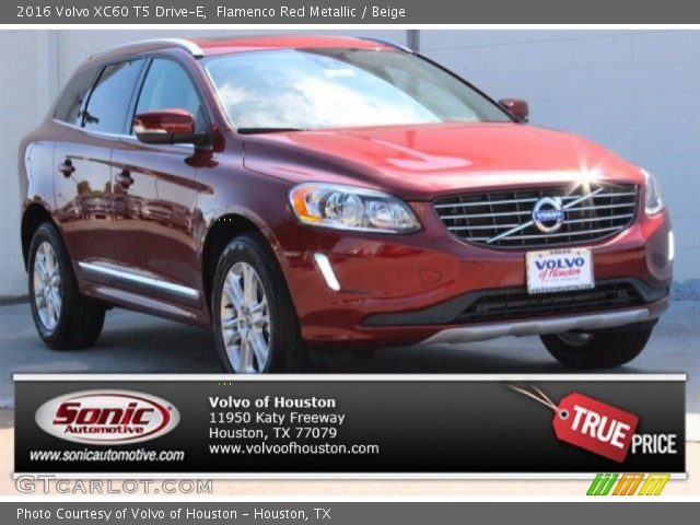 2016 Volvo XC60 T5 Drive-E in Flamenco Red Metallic