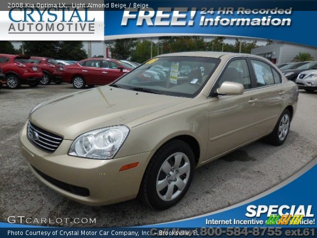 2008 Kia Optima LX in Light Almond Beige