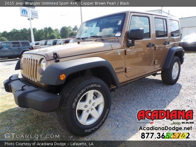 2015 Jeep Wrangler Unlimited Sport 4x4 in Copper Brown Pearl
